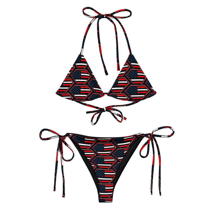 Women's String Bikini: Dark MAGA Diamond product image (1)