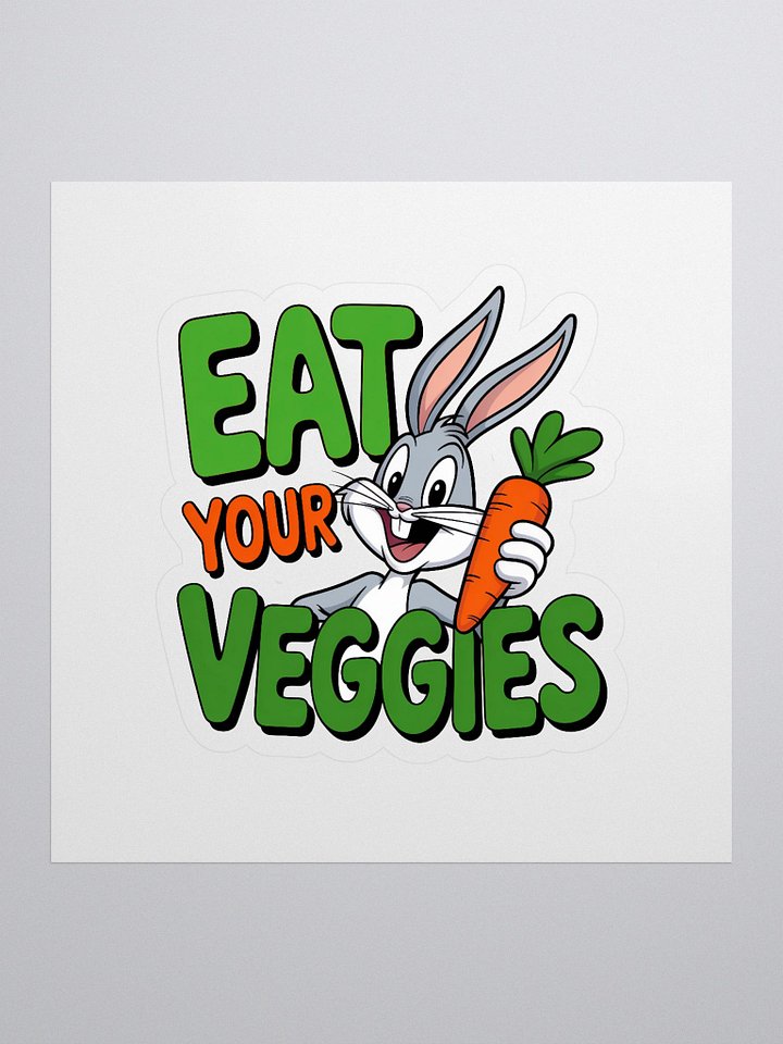 🥕 Eat Your Veggies Kiss Cut Stickers product image (1)