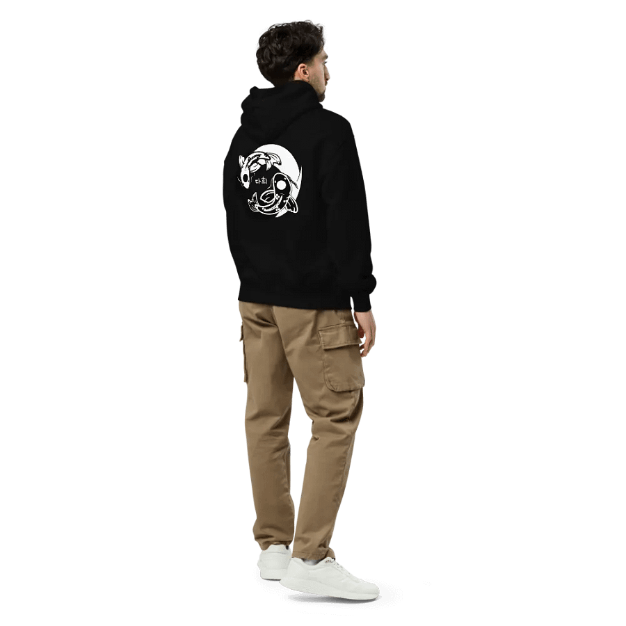 Koi Hoodie -black (embroidered) product image (3)