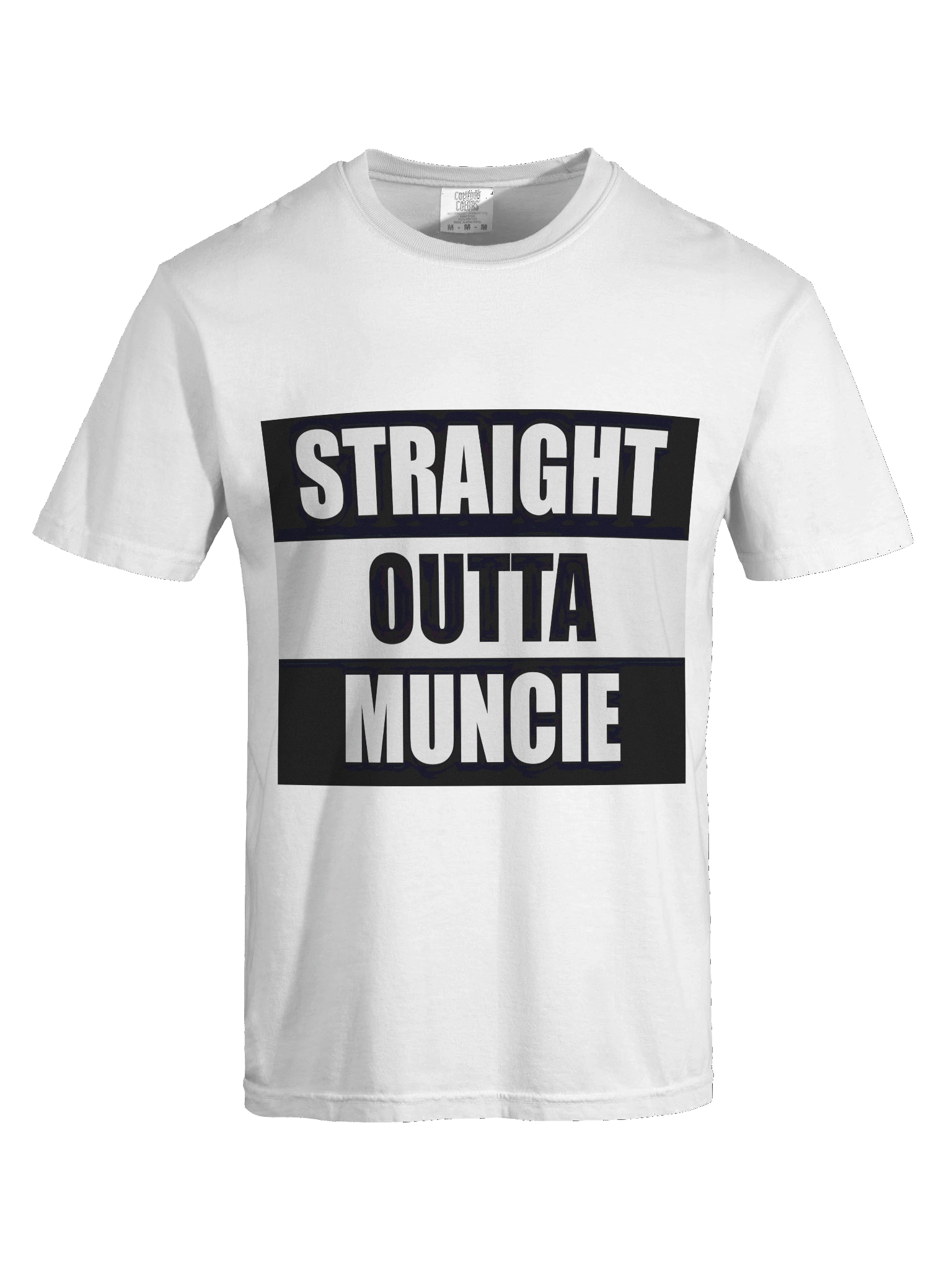 "Straight Outta Muncie" Parental Advisory Inspired T-Shirt product image (19)