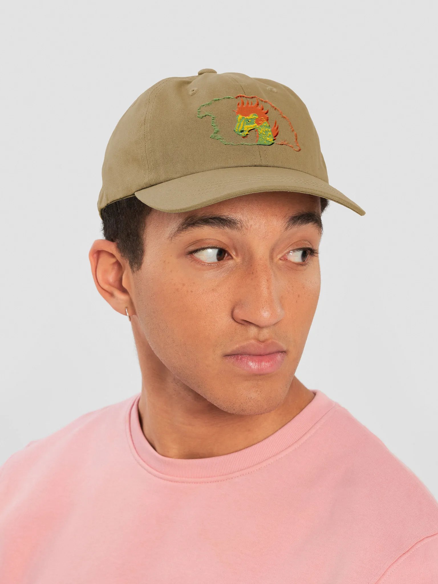 Ethereal Dragon Embroidered Dad Hat product image (6)