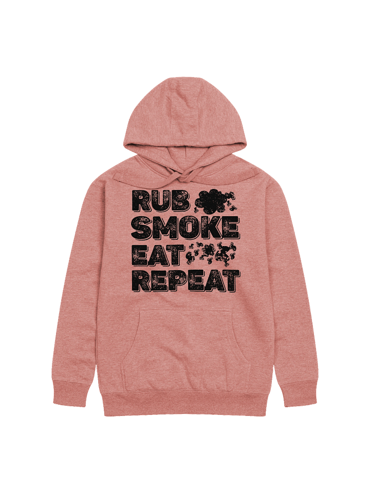 Rub Smoke Eat Repeat Grill Master Premium Hoodie product image (1)