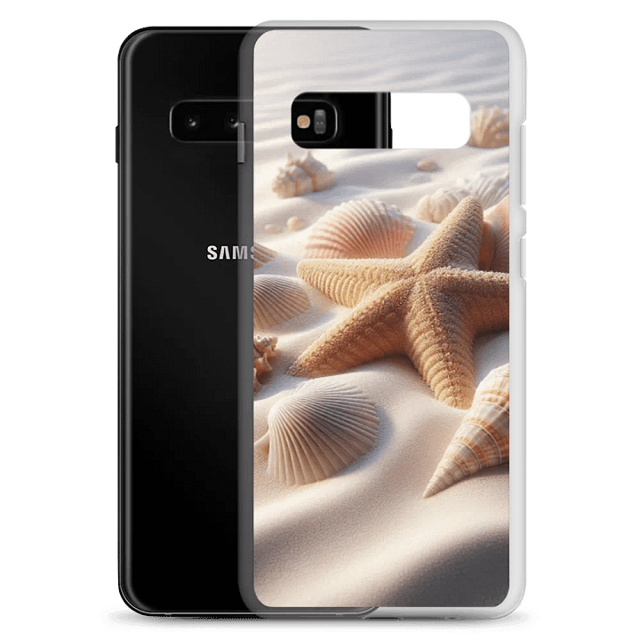 Seashell Serenity Samsung® Clear Case | AI Design product image (20)
