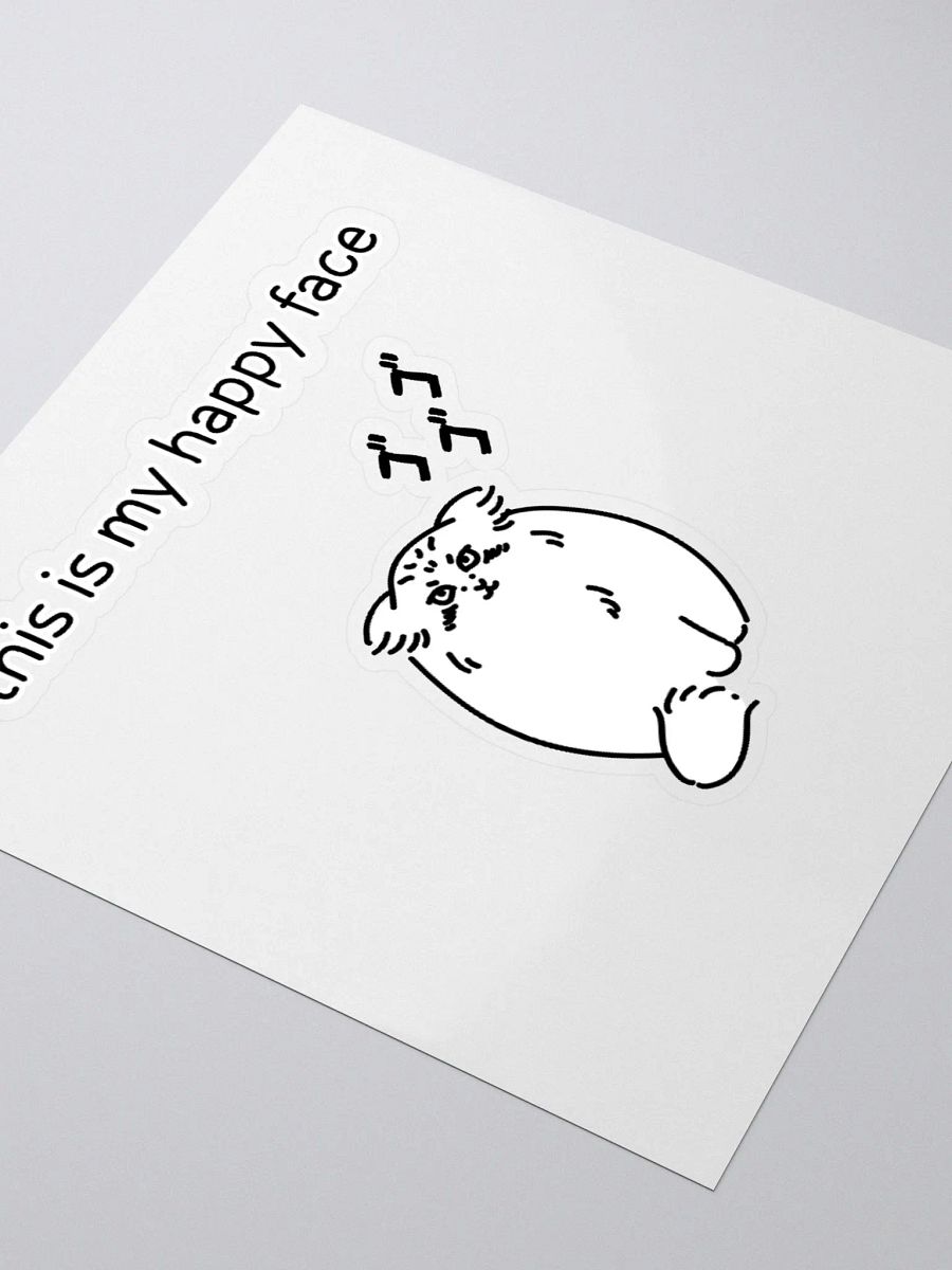 This Is My Happy Face - Sticker product image (7)