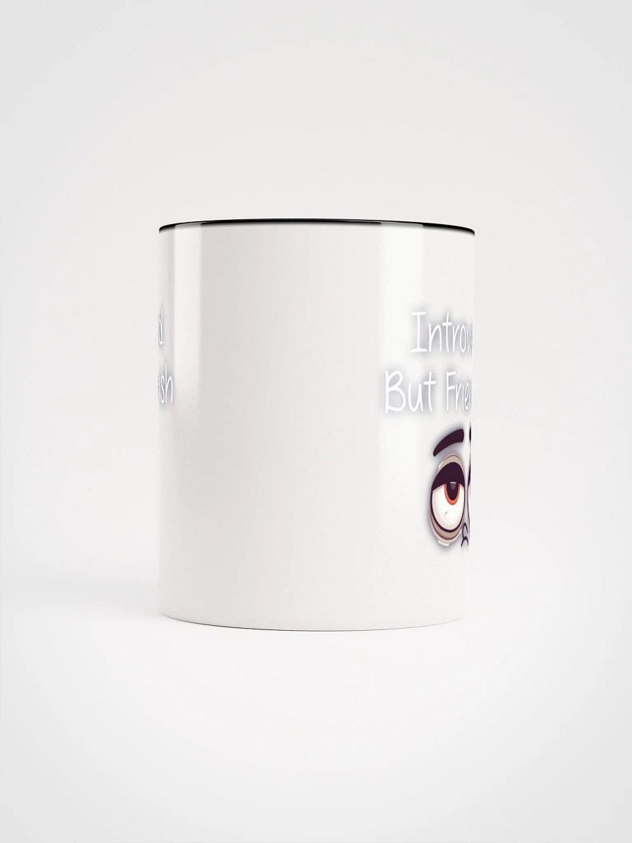 Introverted but friendly-ish Ceramic Mug with Color Inside product image (67)