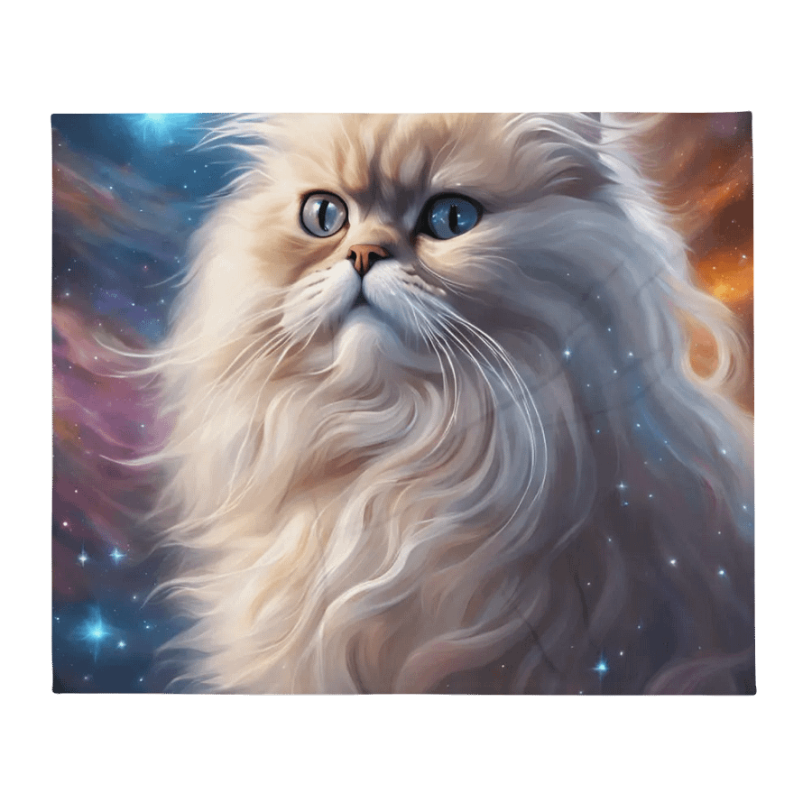 Galactic Dreamer Throw Blanket Perser CAT product image (2)