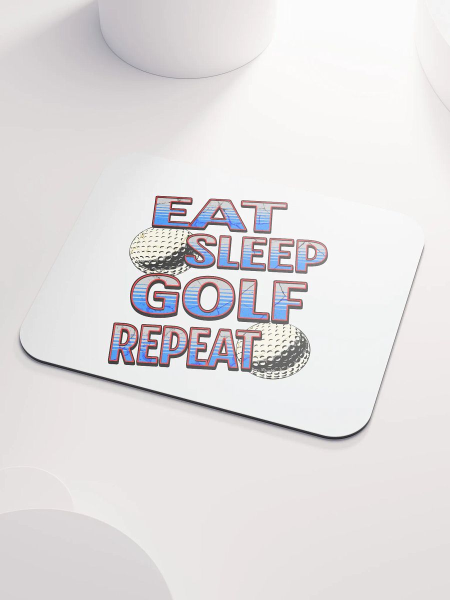 Eat Sleep Golf Repeat Angle Essential Mouse Pad product image (3)