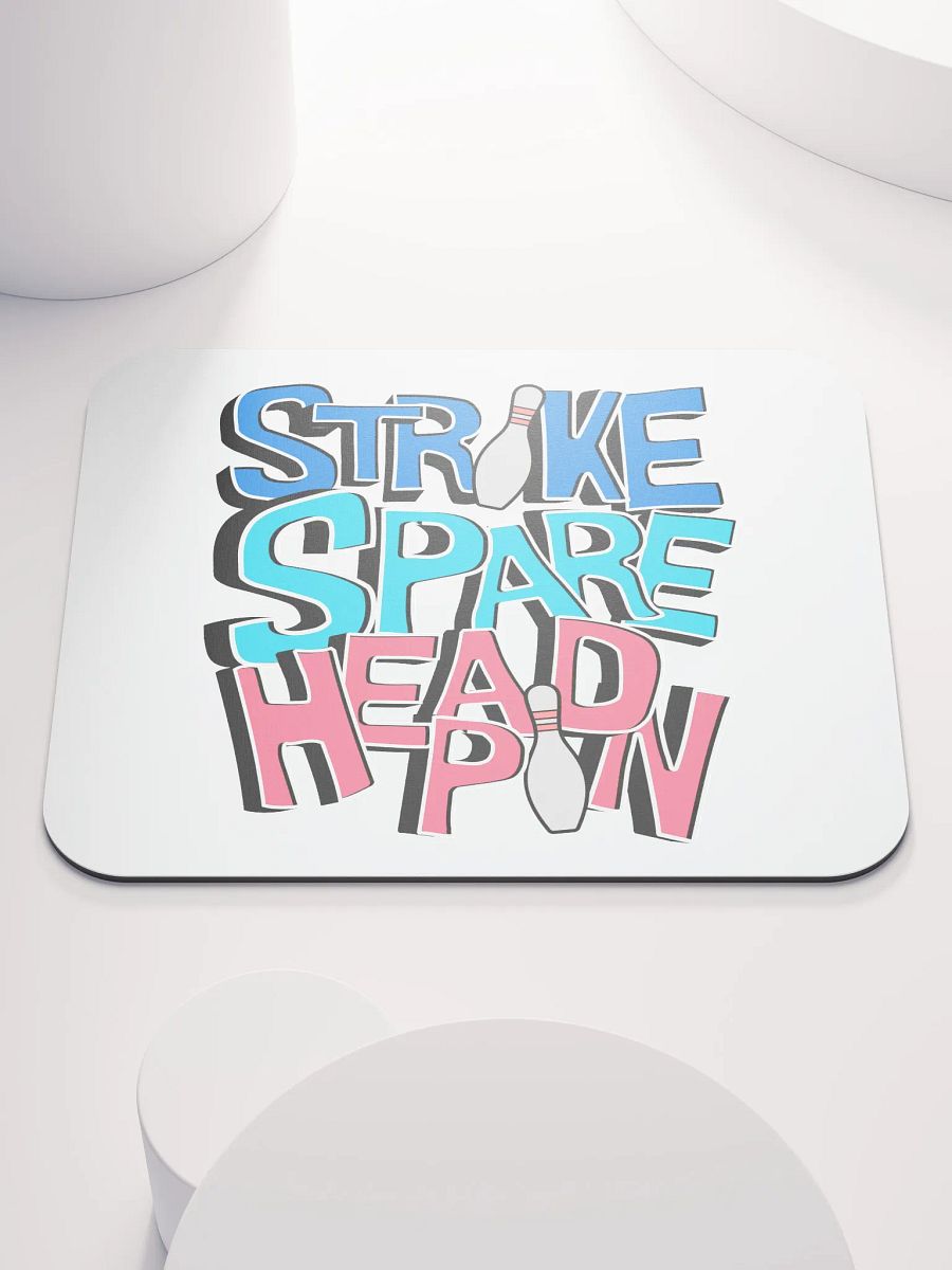 Strike Spare Headpin Bowling Bonanza Mouse Pad product image (2)
