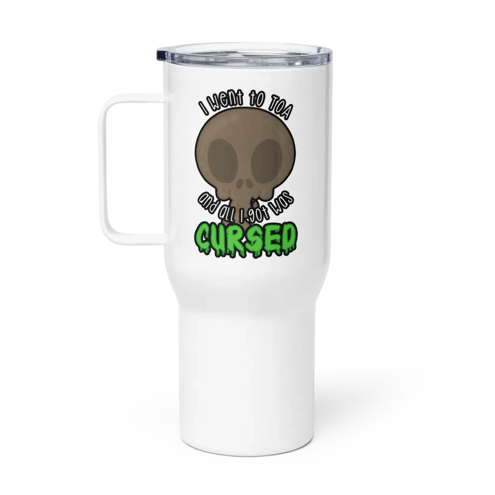 All I Got Was Cursed - Warrior - Travel Mug w/Handle product image (1)