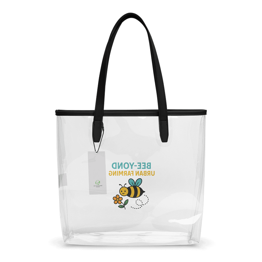 BEE-YOND Urban Farming Clear Tote Bag product image (2)