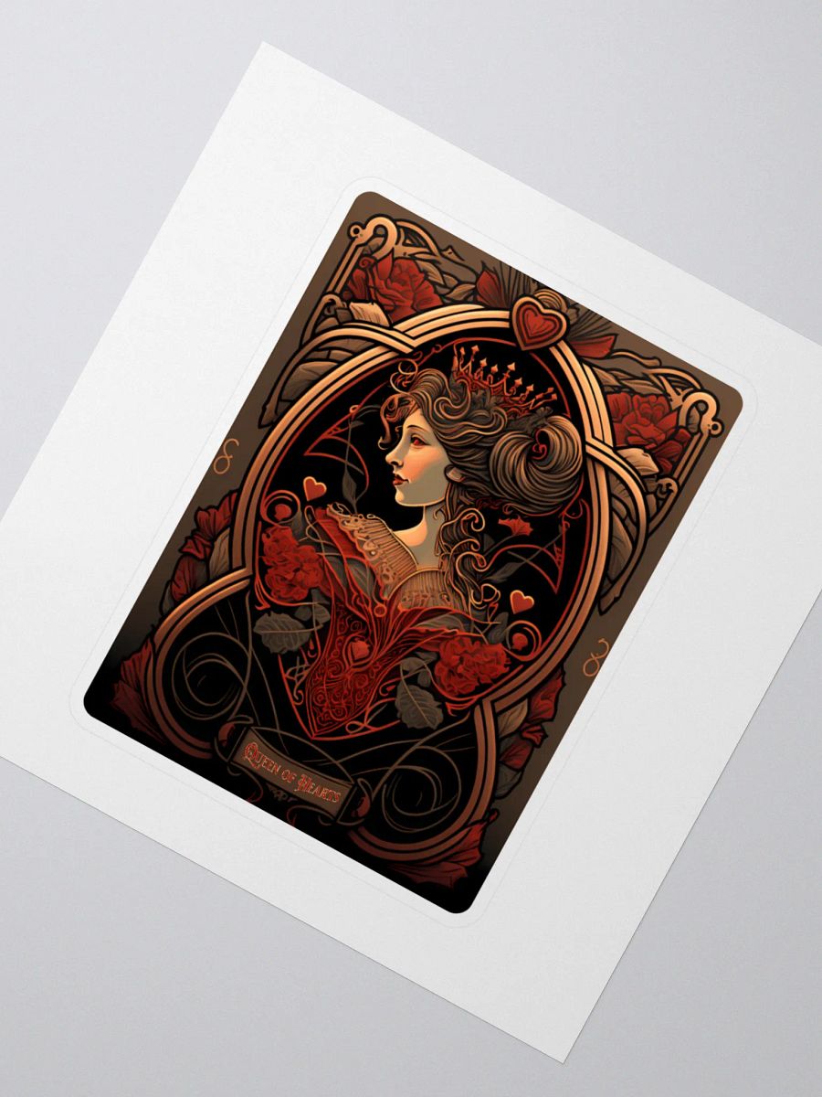 Regal Queen of Hearts Sticker product image (2)