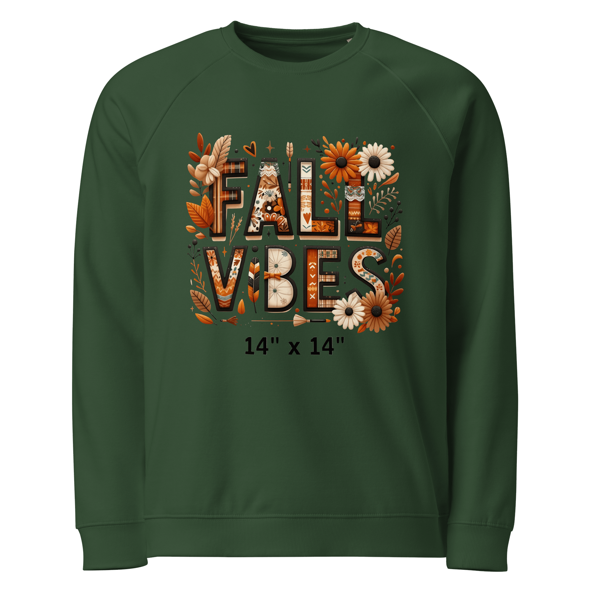 Fall Graphic Sweatshirt Autumn Vibes product image (1)