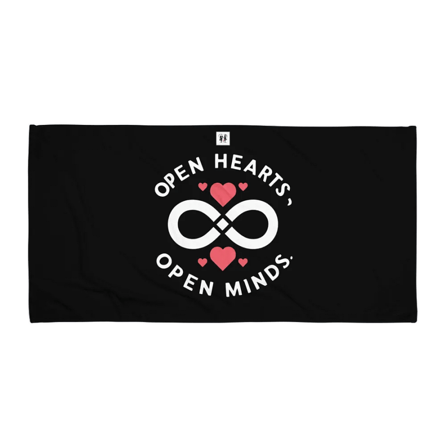 Open Hearts Open Minds Logo Towel product image (1)