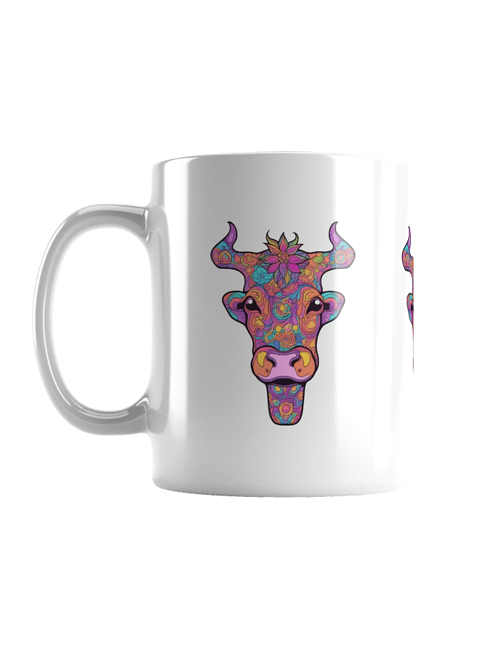 Floral Cow Face - Mug product image (1)