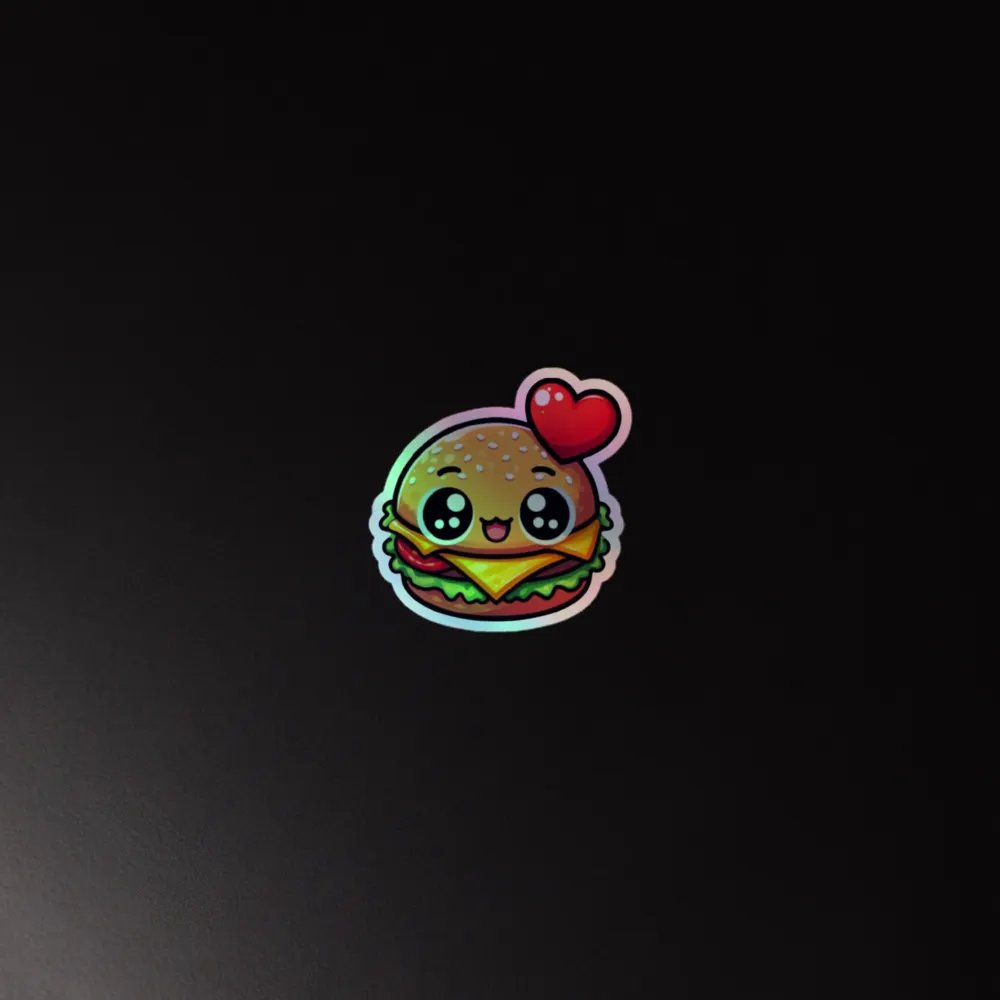 Burger Buddy Holographic Sticker Set product image (4)