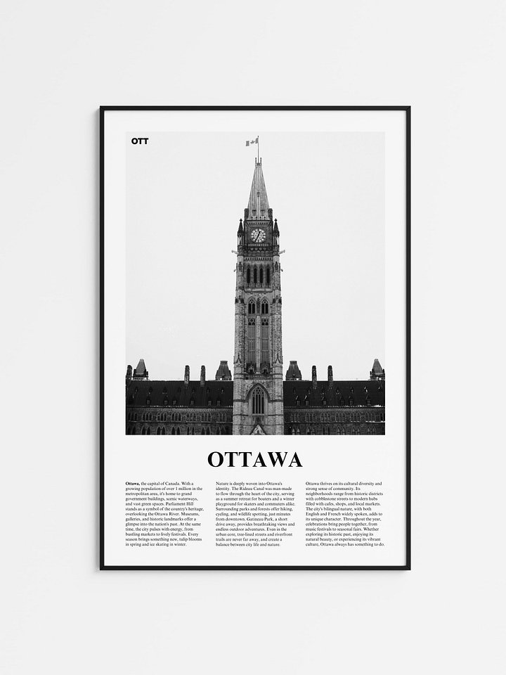 Ottawa 01 Newspaper Poster product image (1)
