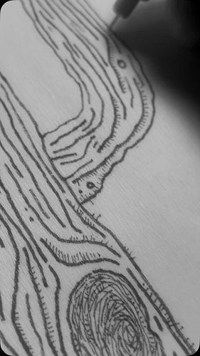 Ink on wood. #artist #ink #badotislink #wipart