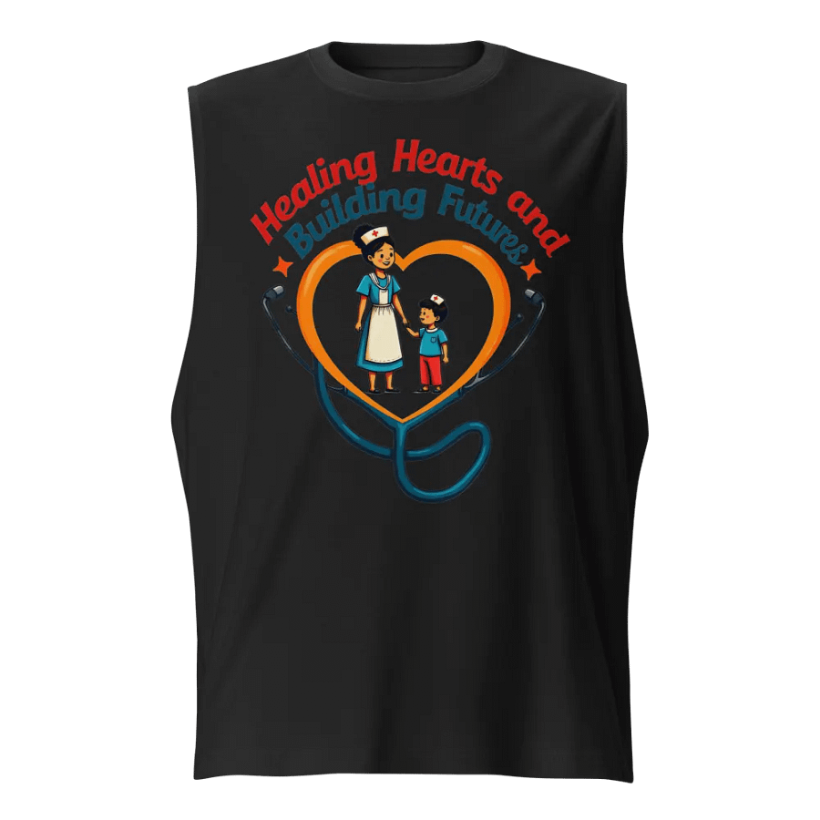 family oriented, Healing Hearts and building future Muscle Tank product image (1)