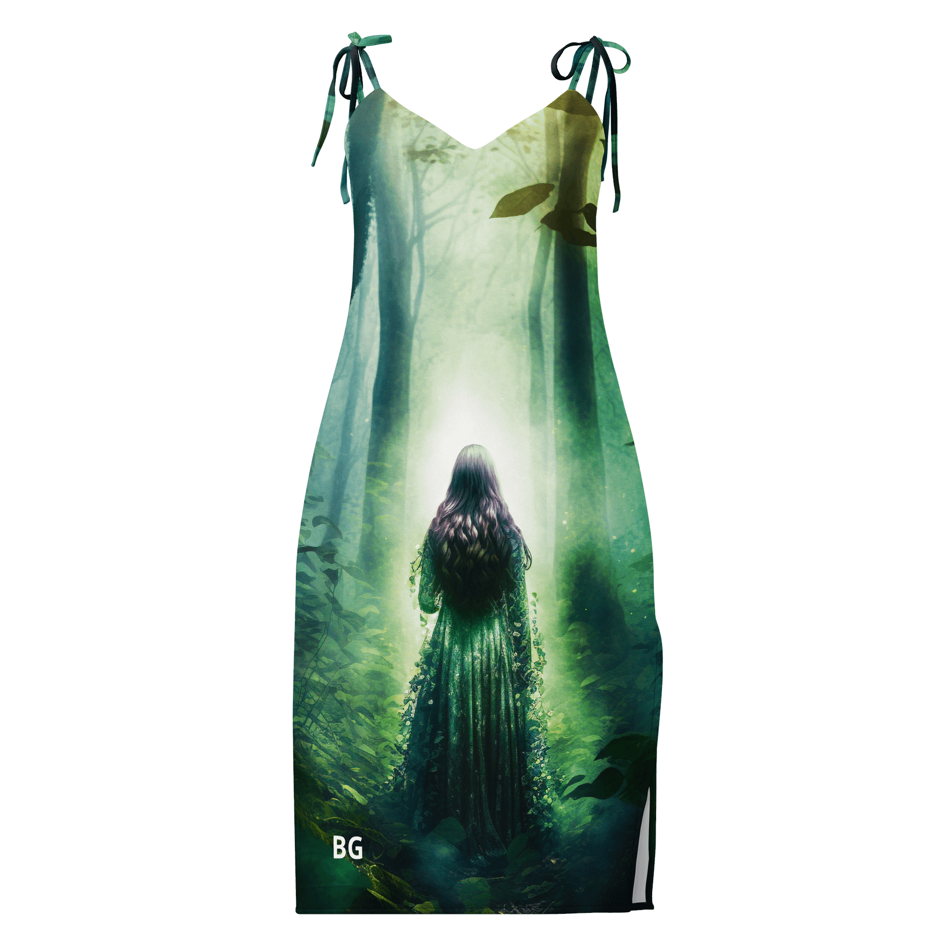 'Elven Stories - Angela' Midi Chiffon Dress product image (2)