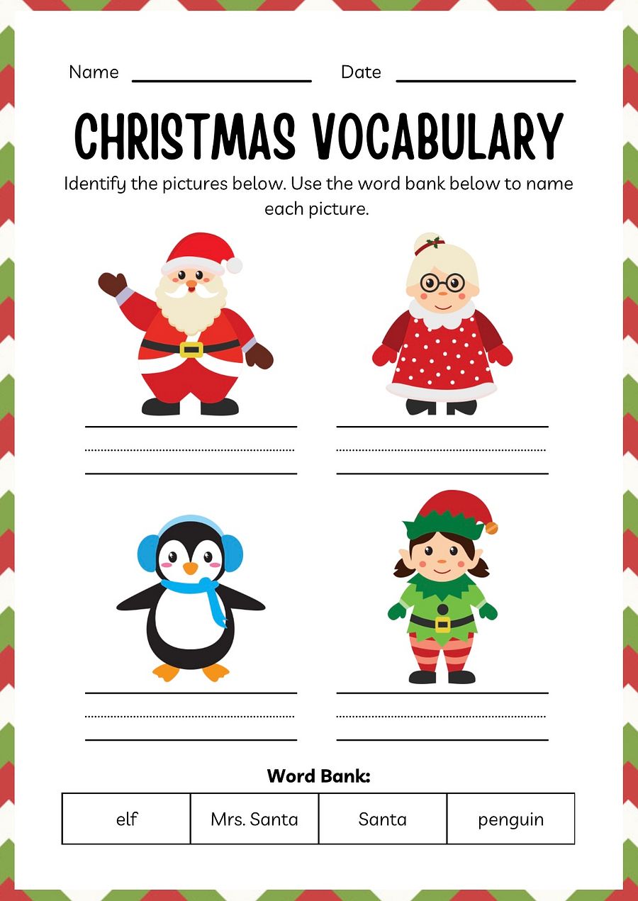 Fun and colourful christmas toddler workbook product image (2)