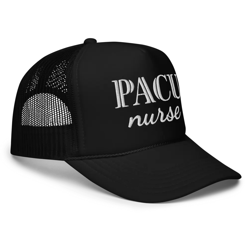Pacu Nurse - Embroidered Trucker Cap Hat product image (3)