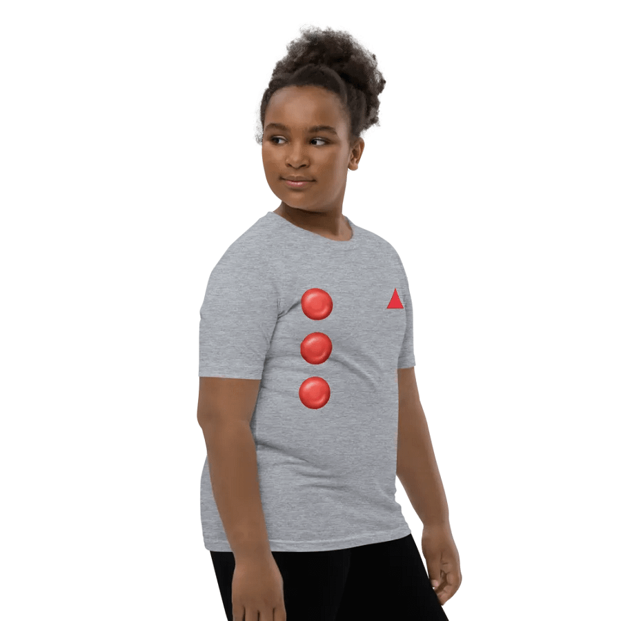 Red Button and Hankie Youth T-Shirt product image (126)