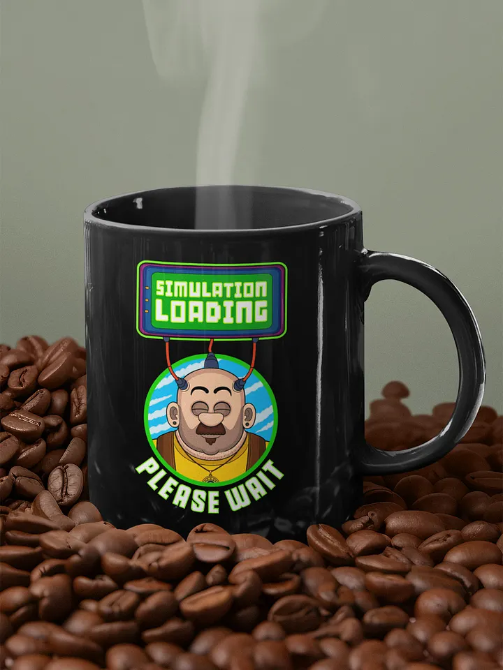 Simulation Loading - Black Glossy Mug product image (1)
