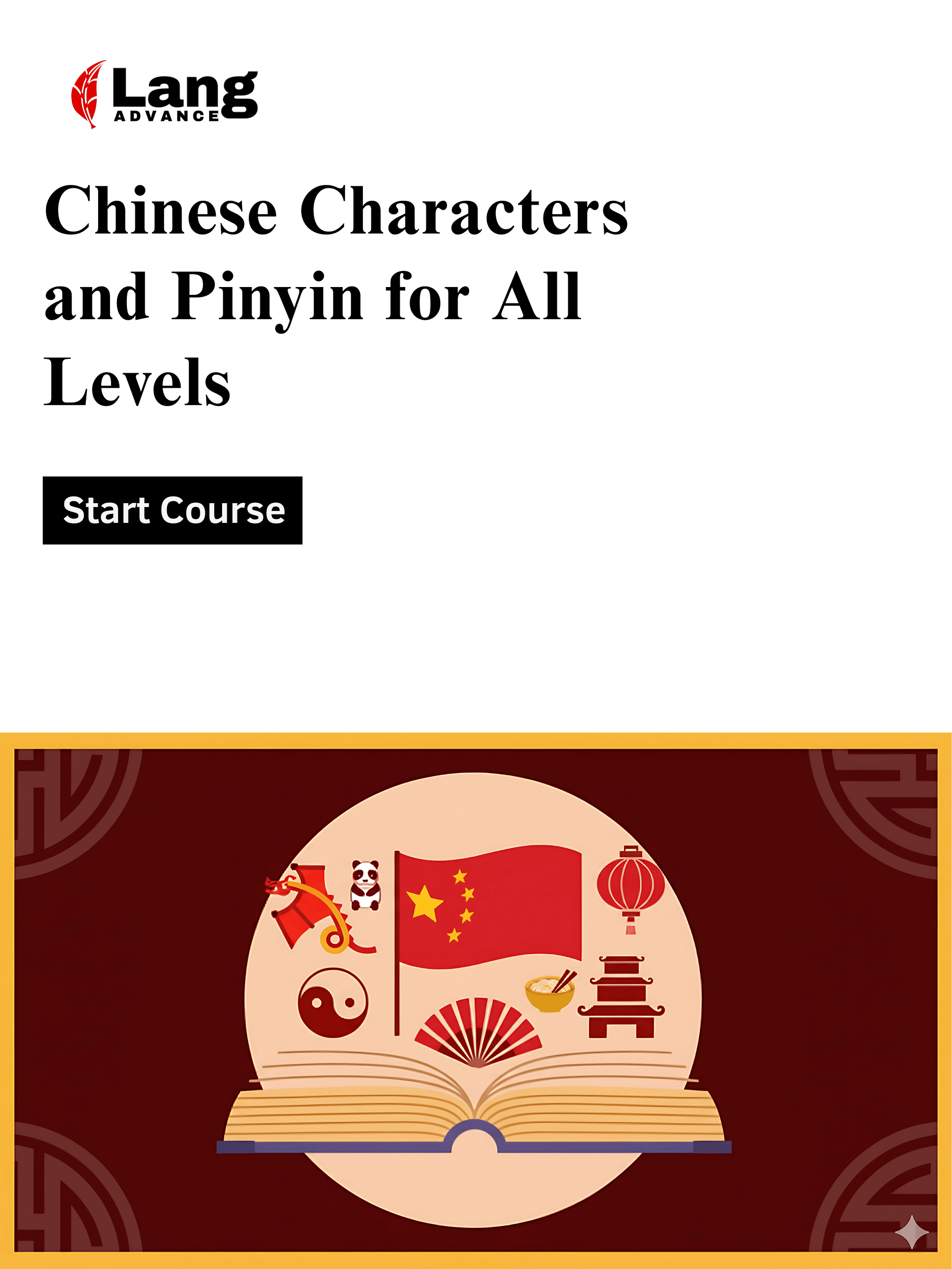 Learn Chinese Characters & Pinyin For Beginners & Advanced product image (1)