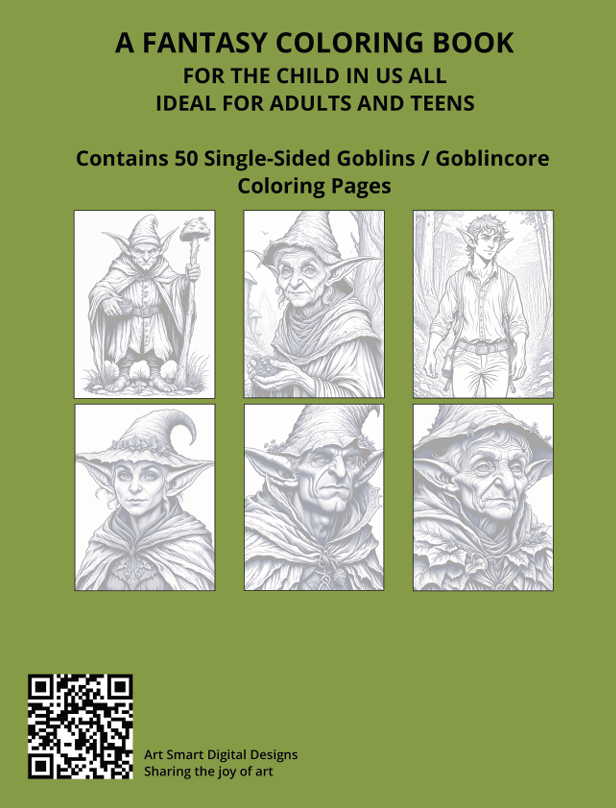 FREE Sample Pages from Goblins Coloring Pages for Adults product image (2)