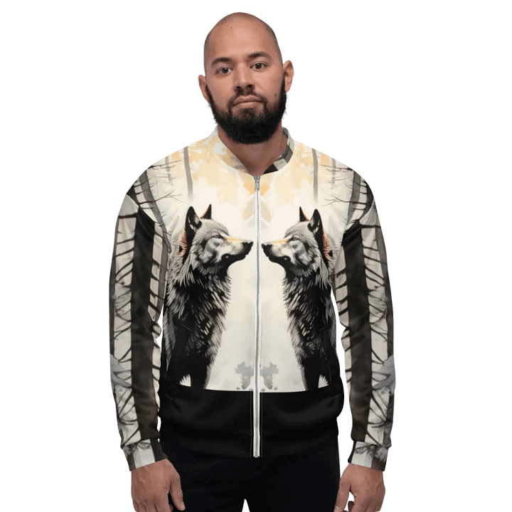 All-Over Print Bomber Jacket by Sublicolor 144/Wolf product image (2)