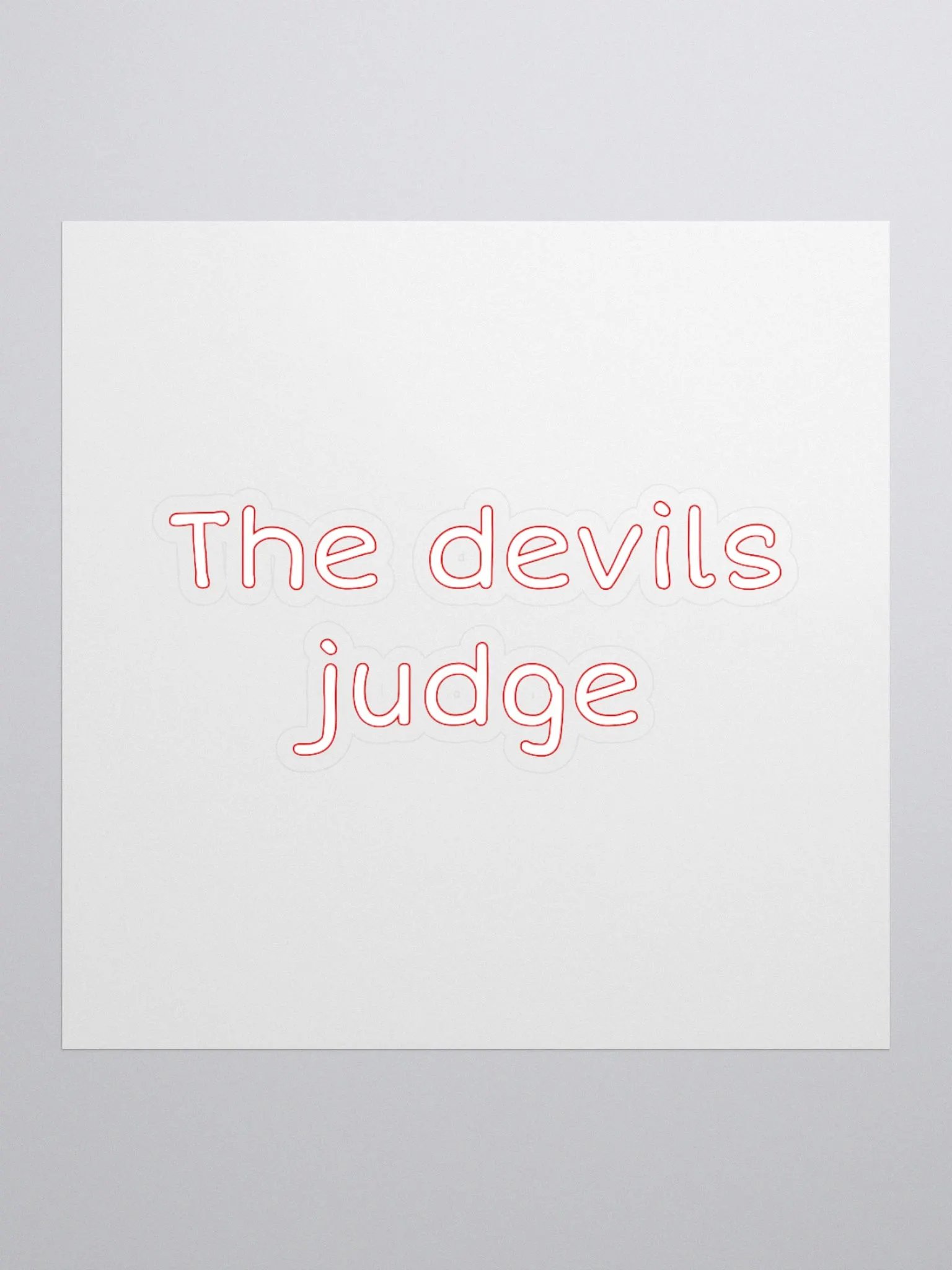 the devils judge red sticker product image (1)
