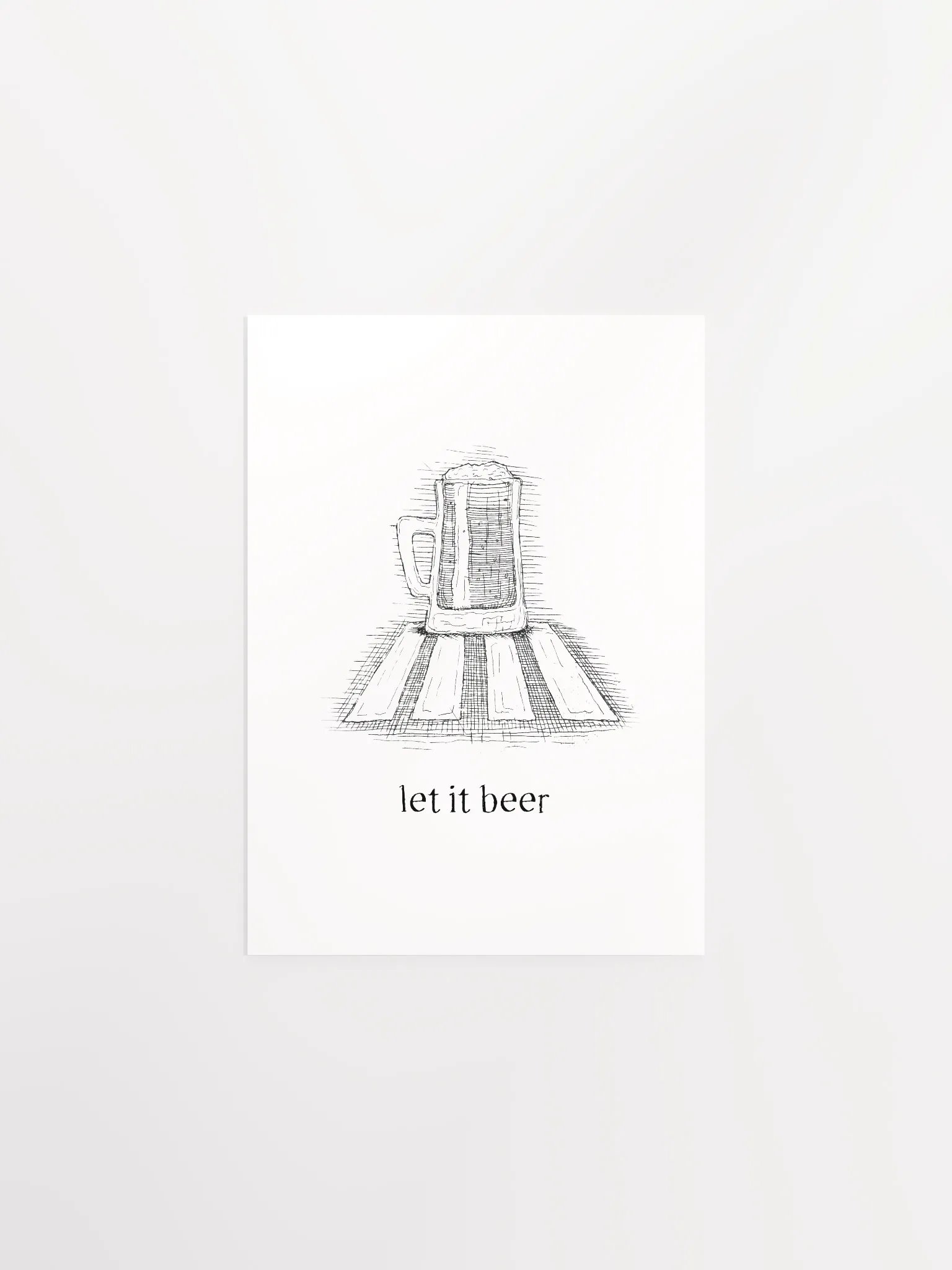 Let It Beer - Art Print product image (6)