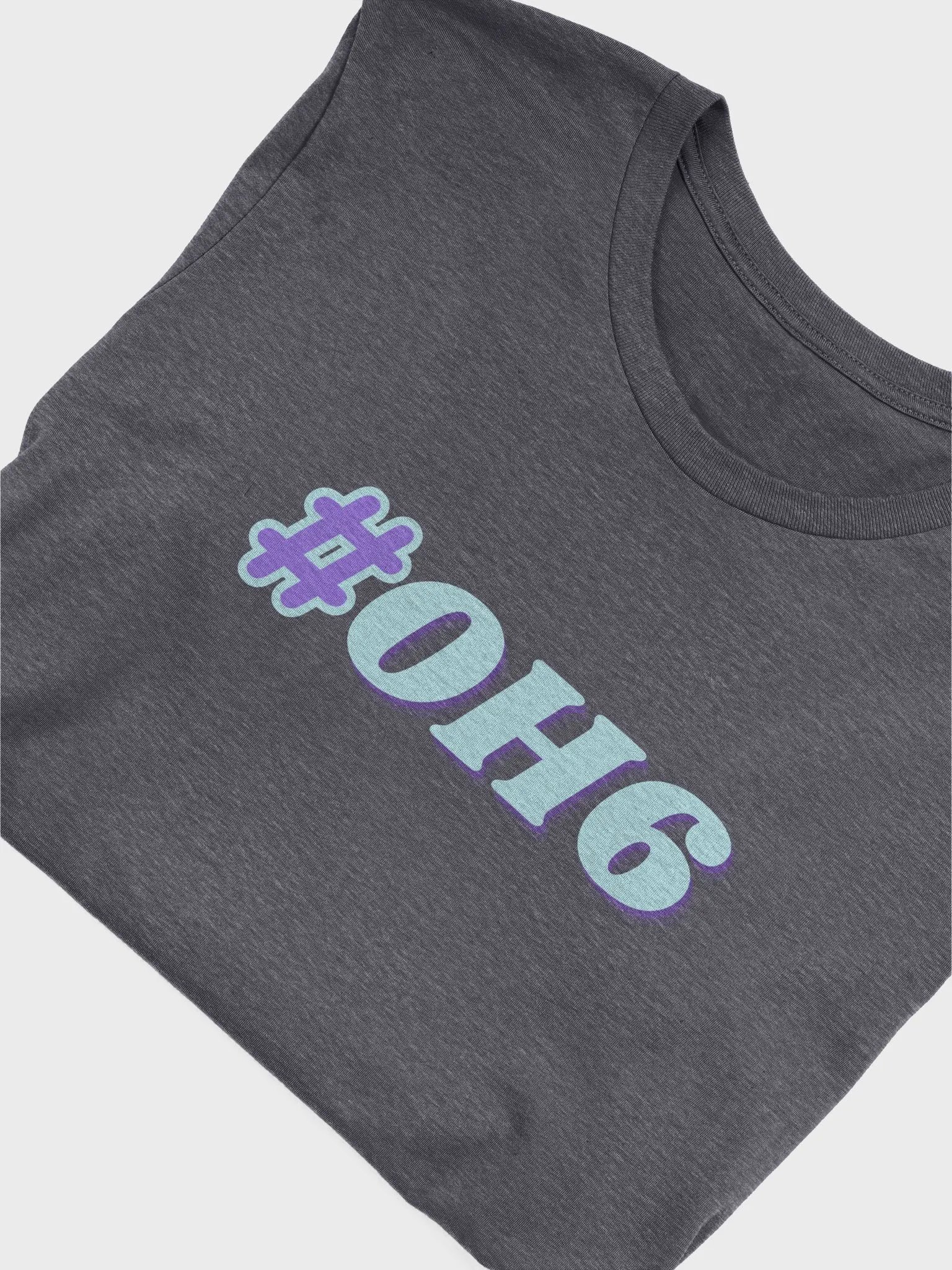 #OH6 - Blue Text (unisex t-shirt) product image (4)