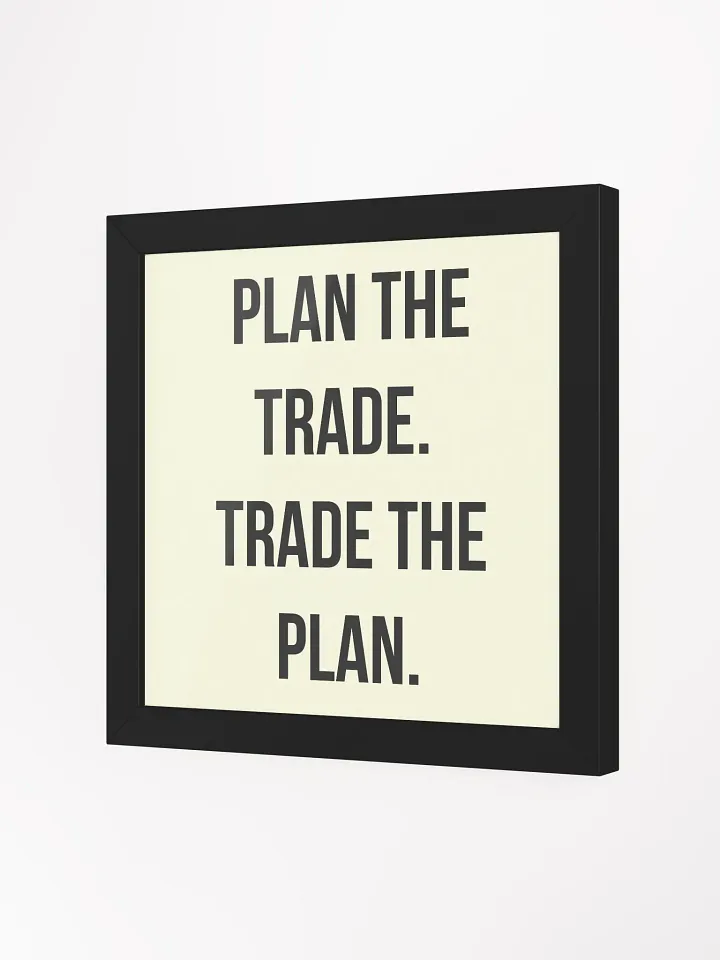 Trade the Plan Wall Art product image (12)