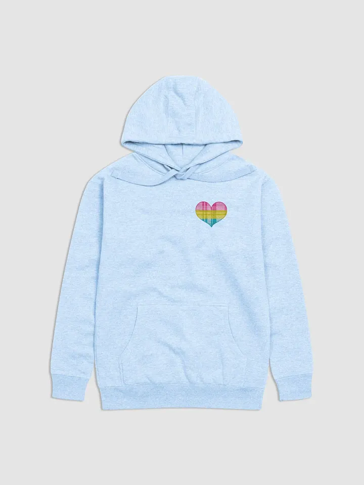 Flannel Heart Hoodie - PanPride product image (1)
