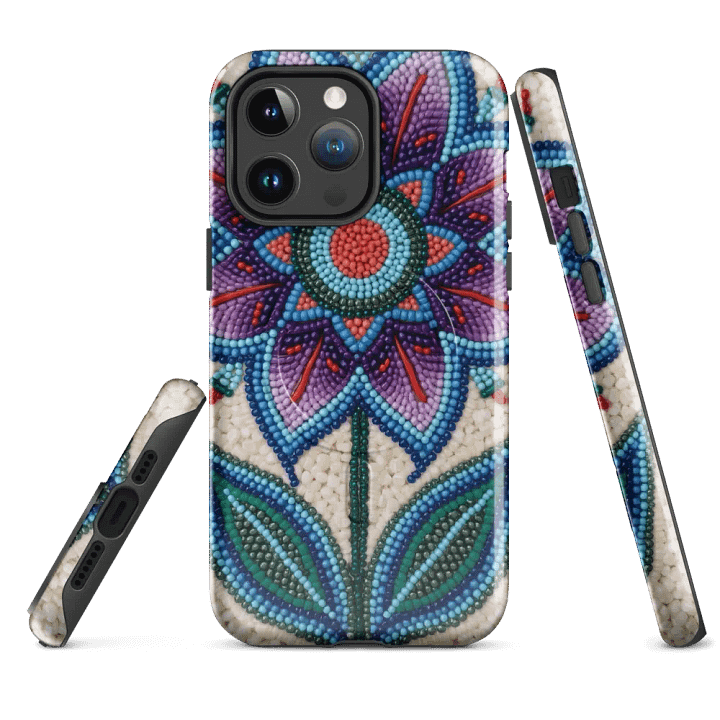 Faux-Beaded Floral Fantasy iPhone® Case product image (1)