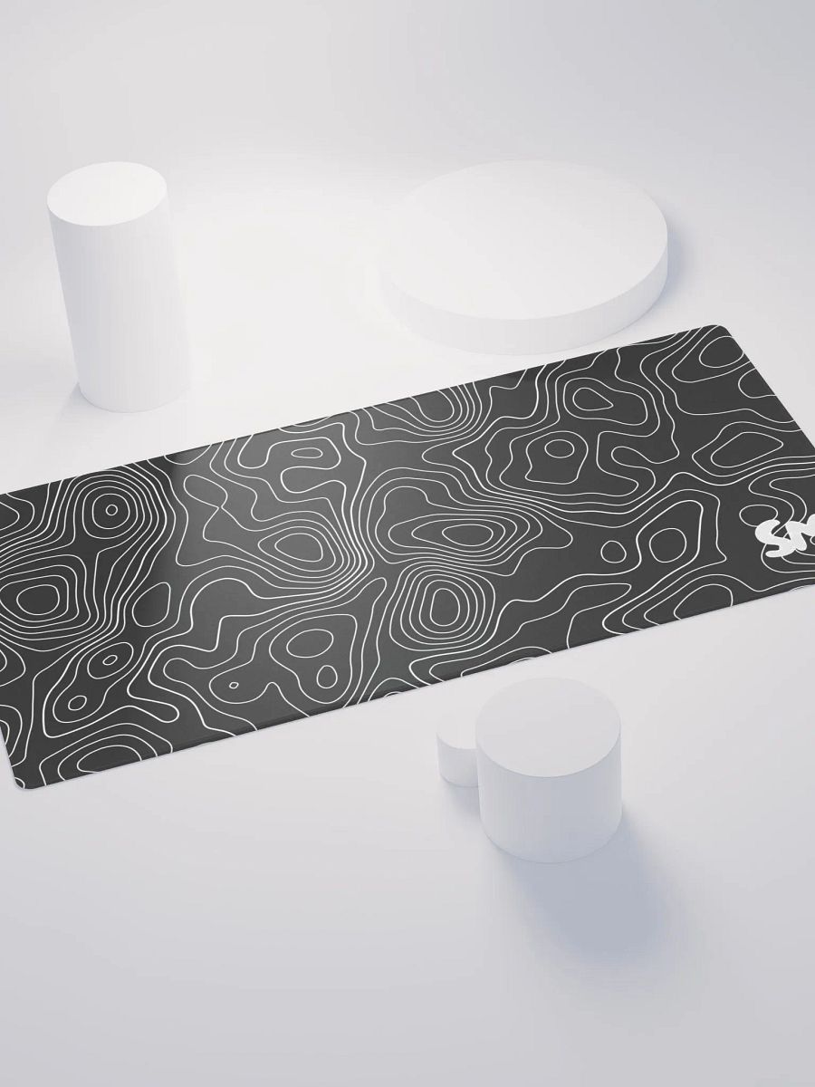 Shadow Black Topographic Solar's Gaming Mousepad product image (4)