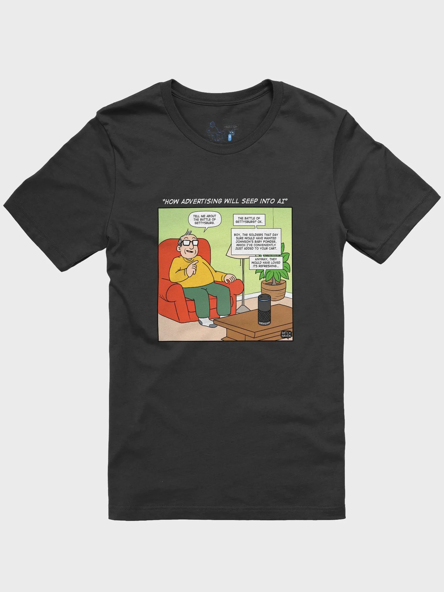 "How advertising will seep into AI" soft t-shirt product image (1)