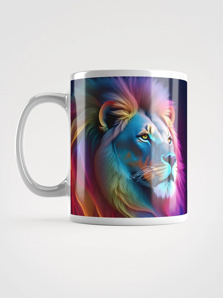 Neon Lion Symmetry Mug product image (11)