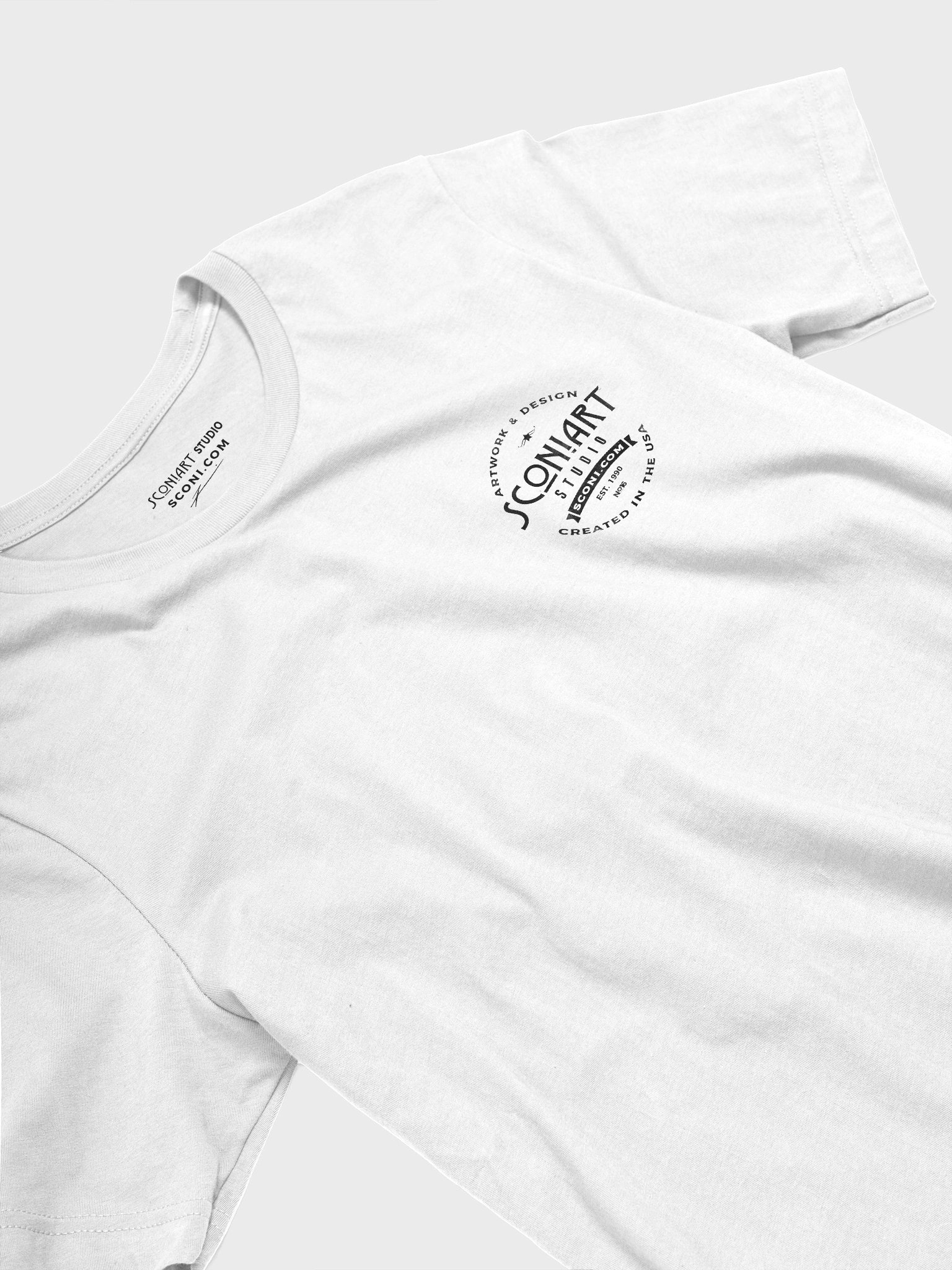 sconiArt b&w design, 'usa' 2. - unisex T-Shirt. product image (3)