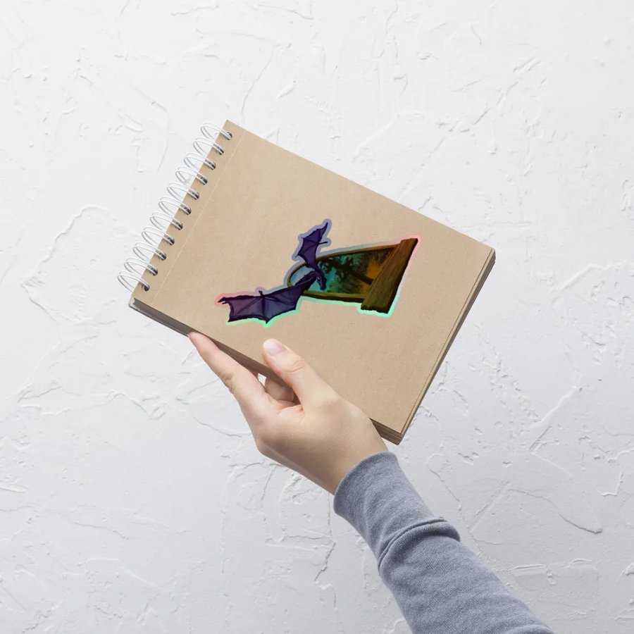 Dragon Plane Meld - Holographic Sticker product image (5)