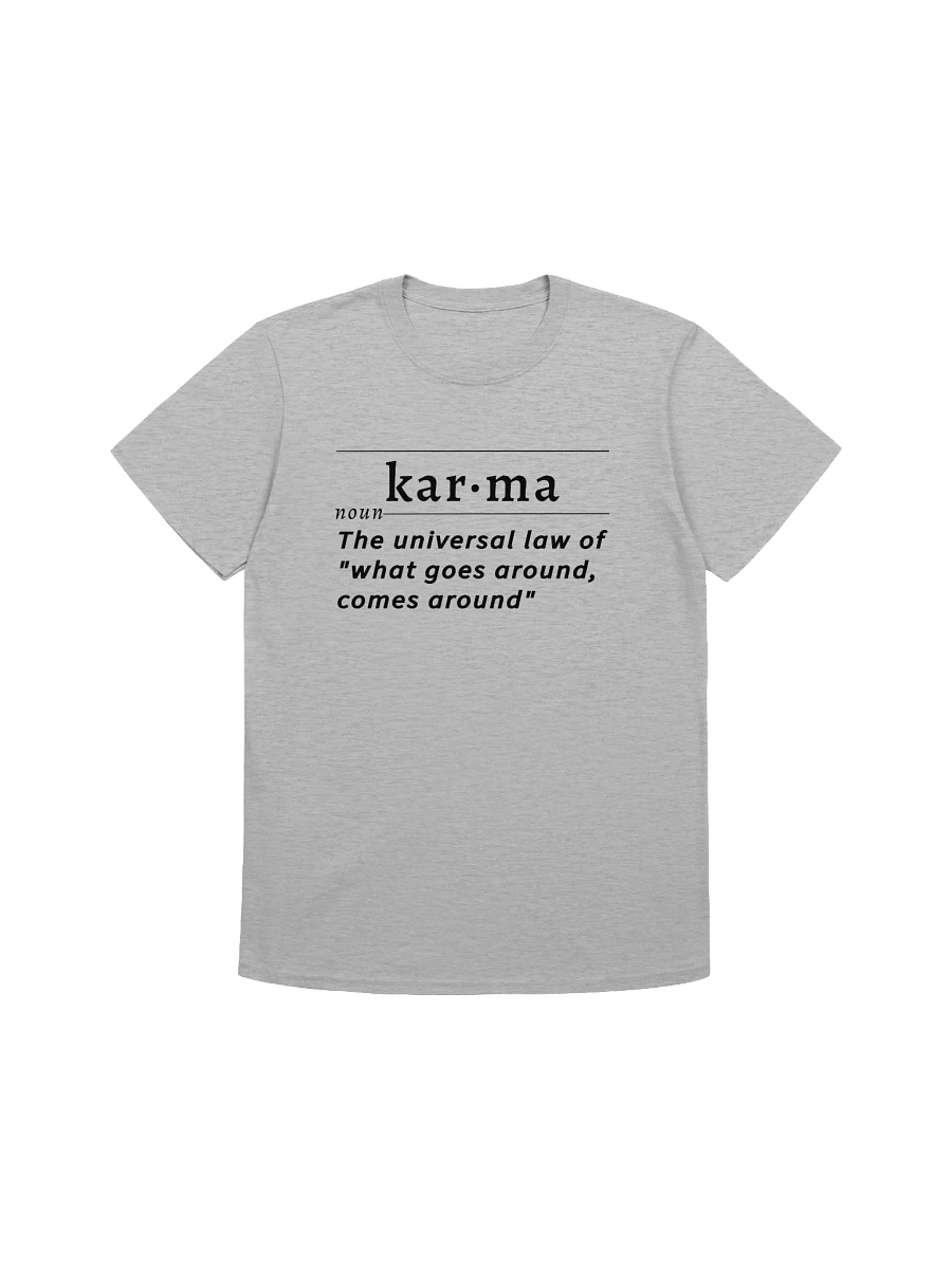 Karma Def Tee Unisex blk v1 product image (1)