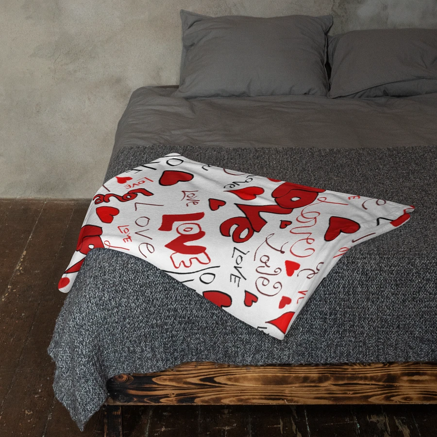 Love and Hearts Throw Blanket product image (12)