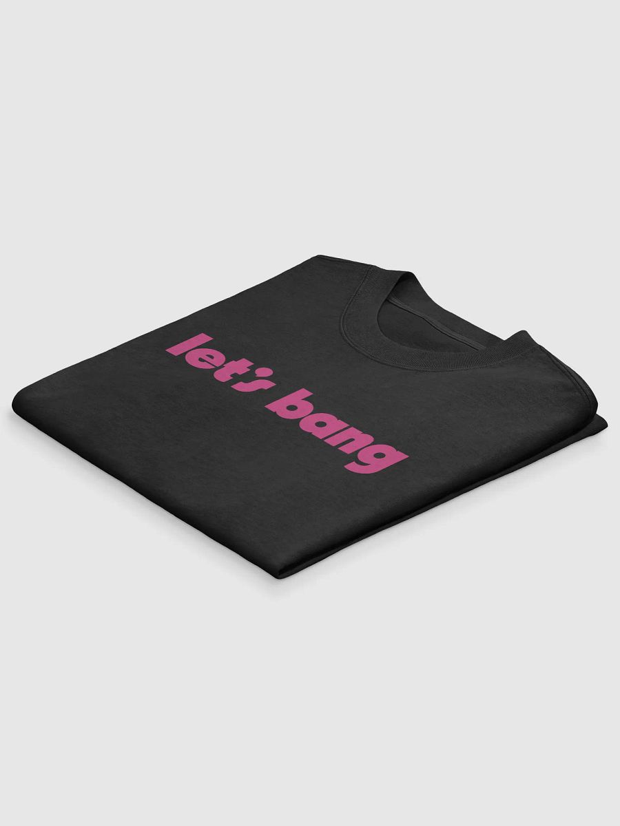 let's bang. black/pink, oversized tee product image (5)