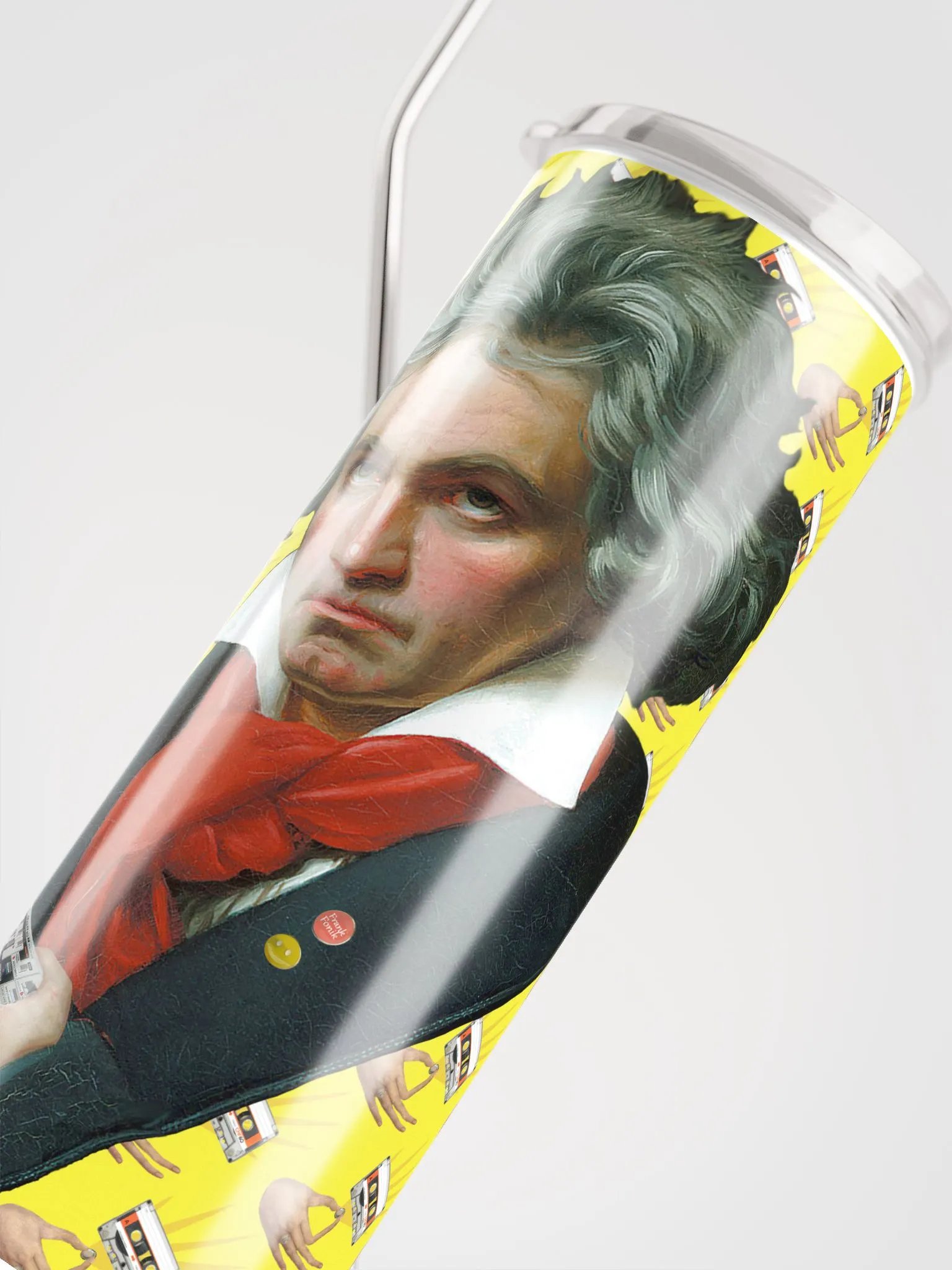 Roland van Beethoven by Frank Fonik, Stainless Steel Tumbler product image (5)