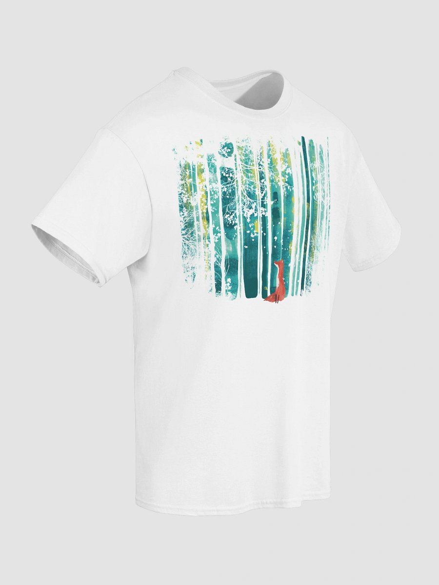 Lone fox graphic t-shirt product image (74)