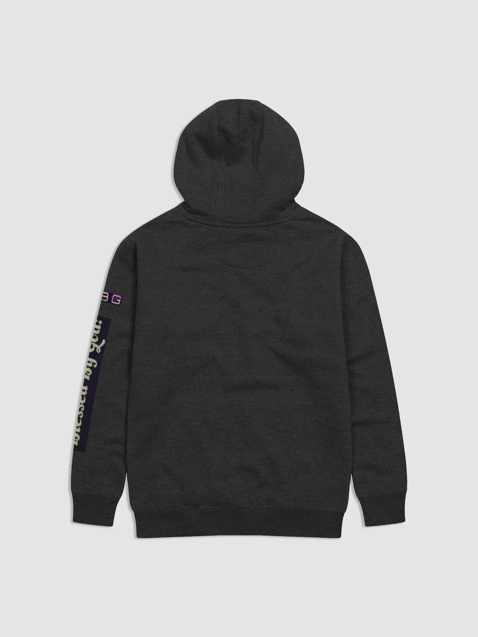 Exquisite BBG Diamond Cross Hoodie with printed designer sleeve product image (7)