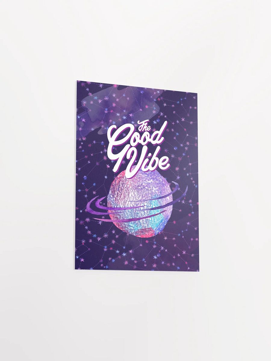 Good vibe [neon/synthwave/vaporwave/watercolor] — aesthetic watercolor poster, neon space poster, retrowave poster, motivation quotes product image (8)