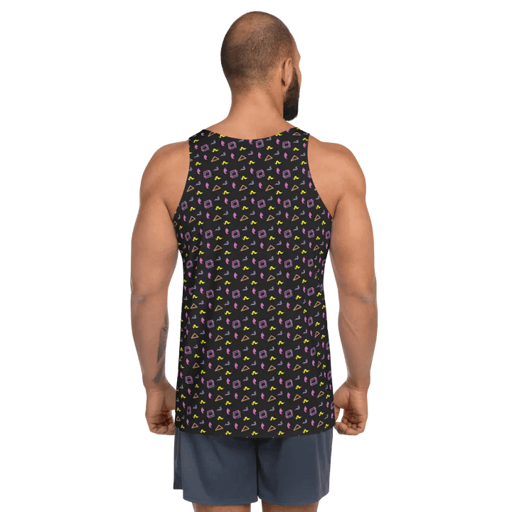 Oh Worm? black pattern tank top product image (2)