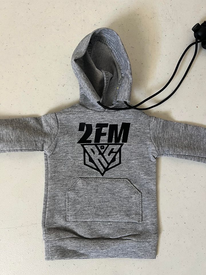 Gray w/Black Logo 2FM Hoodie for Losi Promoto MX product image (1)